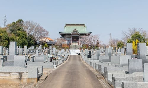 霊園風景・正面
