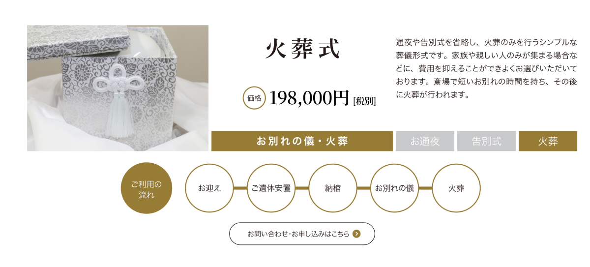 火葬プラン